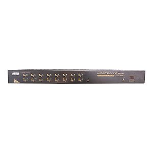 Switch KVM ATEN Master View Max ACS-1216A 16 Portas Rack 1U PS/2 - Seminovo