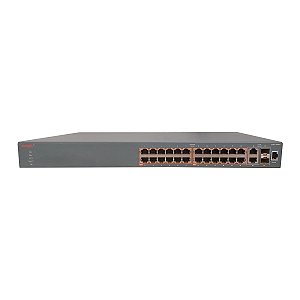 Switch Avaya ERS 3526T-PWR+ 24x Gigabit PoE+ 2x SFP Gerenciável - Seminovo