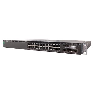 Switch Cisco Catalyst 3650 24x Gbps 2x 10G SFP+ (WS-C3650-24TD-S) - Seminovo