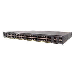 Switch Cisco Catalyst 2960-X 48x Gbps PoE+ 4x SFP (WS-C2960X-48LPS-LB) - Seminovo