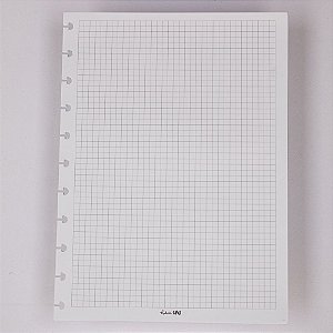 Refil caderno de disco 50 folhas - Quadriculado