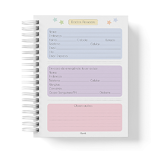 Caderno de anotações Premium - 200 pág - A5 - Marmorato