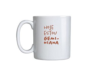 Caneca Signos (geminiana) Quequero 180ml