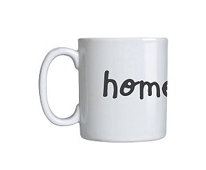 Caneca Home Off Preto Quequero 180ml