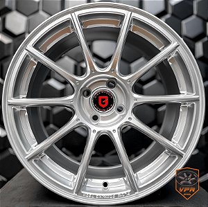 Jogo de rodas Gisa Drag10 - 15x7" - 4x100