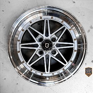 Jogo de rodas Gisa 9105 - 15x7,5" - 4x100