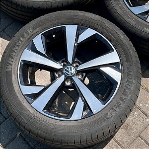 Jogo de rodas Nivus Highline + pneus Goodyer - 17x6,5