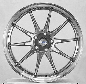 Jogo de rodas RAW Work Emotion Zr10 - 19"x8,5 - 5x120