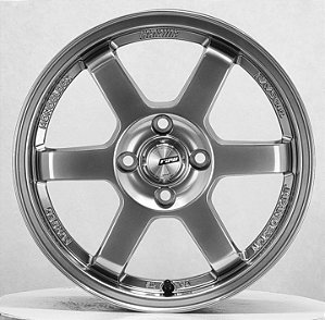 Jogo de rodas Raw TE37 - 15x6,5 4x100