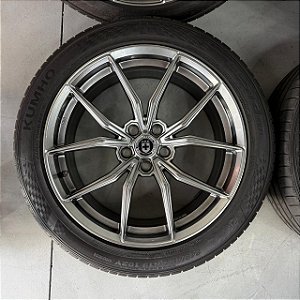 Jogo de rodas HRE + Pneu Kumho - 19"