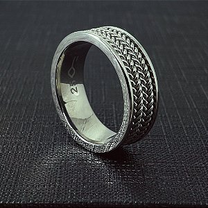 Anel Key Design Chain Prata