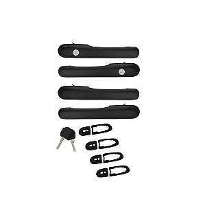 KIT 4 MAÇANETAS MESMAS CHAVES PORTA SANTANA G2 98 Á 06