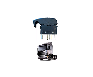 BOTÃO SIMPLES DO VIDRO ELÉTRICO SCANIA SERIE 4 T/R/P -114
