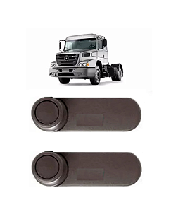 PAR MANIVELA METAL MARRON VIDRO PORTA  709 LN HPN FPN ATRON