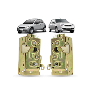 PAR FECHADURA PORTA PREDISPOSTA P/ ELÉT FIESTA FORD KA 96 07