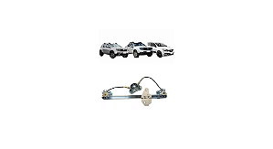 MÁQUINA VIDRO MANUAL TRASEIRA SANDERO G1 DUSTER OROCK