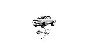 MÁQUINA VIDRO ELÉTRICA DIANTEIRA HILUX G2 P/ MOTOR MABUCHI