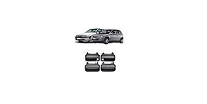 KIT 4 MAÇANETAS EXTERNAS PORTA CORSA VECTRA G1