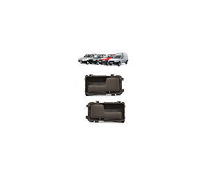 PAR MAÇANETA PORTA FIAT UNO PREMIO ELBA FIORINO G1 MARRON