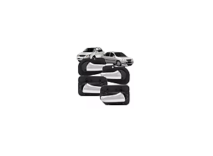 KIT 4 MAÇANETA PORTA CORSA G1 CORSA CLASSIC TRASEIRA CROMADA