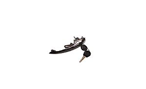 MAÇANETA COM CHAVE PORTA TL VARIANT 72 Á 77 CROMADA