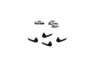 KIT 4 MAÇANETAS INTERNAS PORTA CORSA G2  MERIVA MONTANA
