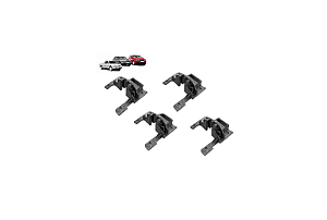 KIT 4 SUPORTES MAÇANETA DA PORTA SAVEIRO PARATI GOL G3 METAL