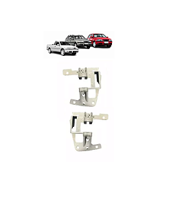 PAR SUPORTE MAÇANETA  PORTA SAVEIRO PARATI GOL G3 METAL
