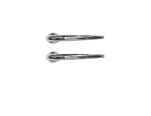 PAR MAÇANETA PORTA DIANTEIRA KOMBI FUSCA KARMAN GHIA METAL
