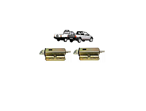 PAR FECHADURA CAÇAMBA STRADA 98 Á 05 PICKUP FIORINO