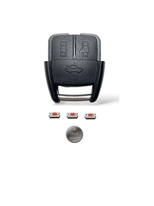 KIT CAPA CHAVE ASTRA CORSA CELTA VECTRA S10 BLAZER 3B CARRO