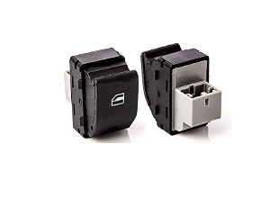BOTÃO VIDRO ELÉTRICO SIMPLES FOX GOL G4 2 CLIQUES