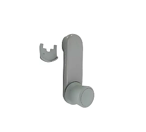 MANIVELA METAL VIDRO DA PORTA  709 LN HPN FPN ATRON CINZA