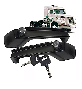 PAR MAÇANETA EXTERNA COM CHAVE DA PORTA VOLVO N10 NL12