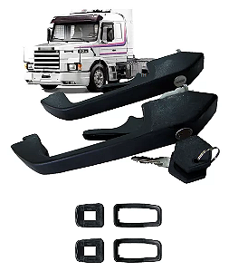 PAR MAÇANETA PORTA DIANTEIRA MESMA CHAVE SCANIA SAAB 112 113 142 143