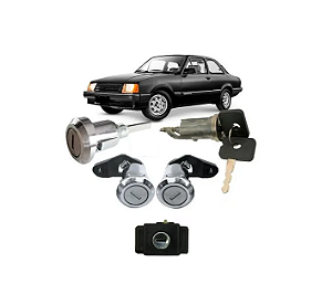 KIT CILINDROS MESMA CHAVE CHEVETTE MONZA CROMADO
