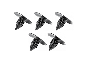 5 GRAMPOS FIXAÇÃO PARABARRO NISSAN MARCH KICKS FRONTIER