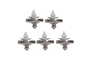 5 GRAMPOS FIXAÇÃO DA FORRAÇÃO DA PORTA GOLF 91 Á 98