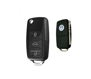 CHAVE CANIVETE COMPLETA POLO BORA PASSAT BEETLE 1J0959753 DA / AH