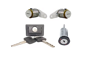 KIT CILINDROS CHAVES PORTA E IGNIÇÃO OMEGA MODELO MANUAL