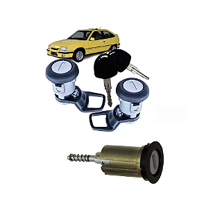 KIT CILINDROS IGNIÇÃO PORTA COM CHAVE KADETT 89 Á 98