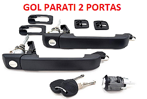 KIT MAÇANETA E CILINDRO IGNIÇÃO COM CHAVE GOL PARATI G2  2 PORTAS