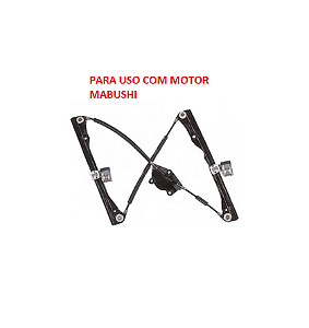 MÁQUINA VIDRO ELÉTRICO DIANTEIRA  GOLF G4 99 Á 07 BORA 01 Á 10 PARA MOTOR MABUSHI