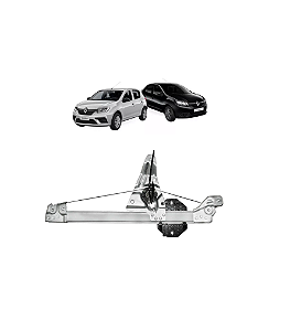 MÁQUINA VIDRO ELÉTRICA TRASEIRA SANDERO G2 LOGAN G2 PARA MOTOR MABUSHI