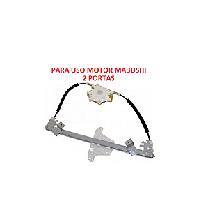 MÁQUINA VIDRO ELÉTRICO DIANTEIRA GOL SAVEIRO G5 G6 G7 2 PORTAS PARA MOTOR MABUSHI