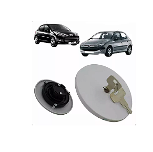 TAMPA COMBUSTÍVEL COM CHAVE PEUGEOT 206 207 206 SW