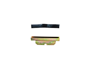 SUPORTE VIDRO DA PORTA COM BORRACHA FIESTA FORD KA COURIER