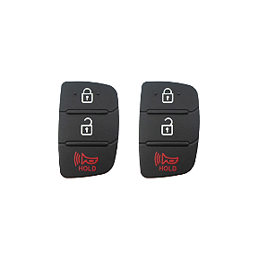 2 CAPAS FRONTAL CHAVE CANIVETE HYUNDAI HB20 3 BOTÕES