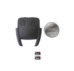 KIT CHAVE TELECOMANDO ASTRA VECTRA BLAZER CORSA  CELTA 2 BOTÕES CADEADO