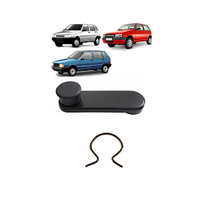 MANIVELA VIDRO DA PORTA FIAT UNO ELBA FIORINO PREMIO METAL